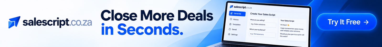 Salescript — Close More Deals in Seconds. Try Free.